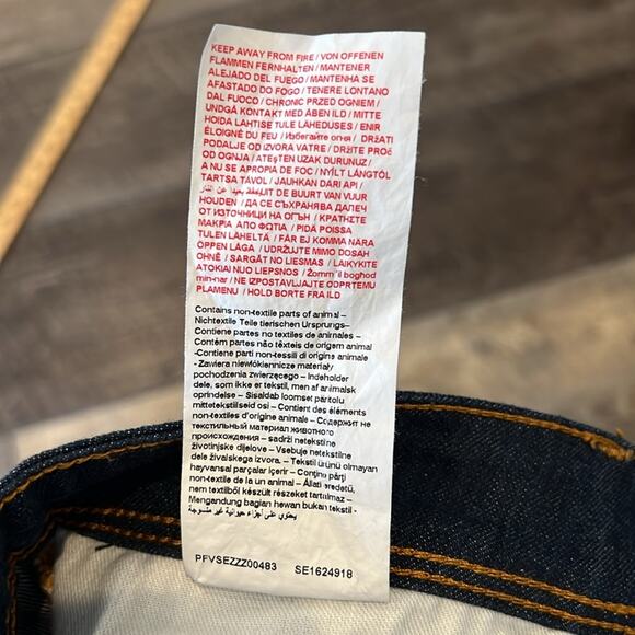 Selected Homme Men's Dark Wash Slim Fit Jean Dark Blue Size 34x31 - Picture 11 of 12